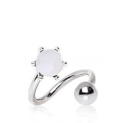 Pearl Twist Navel Belly Ring