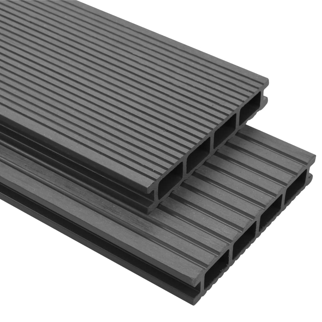 vidaXL WPC Decking Board Hardware Garden Patio Pool Tiles Multi Colors/Sizes