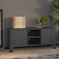 vidaXL TV Stand TV Console Sideboard TV Unit Home Media Unit Cupboard Metal