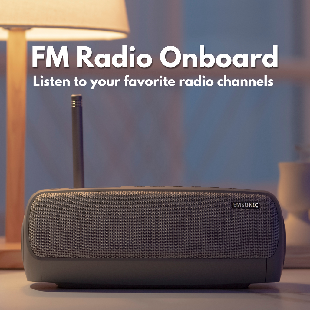 Saver Speaker w/ CO Detector & FM Radio