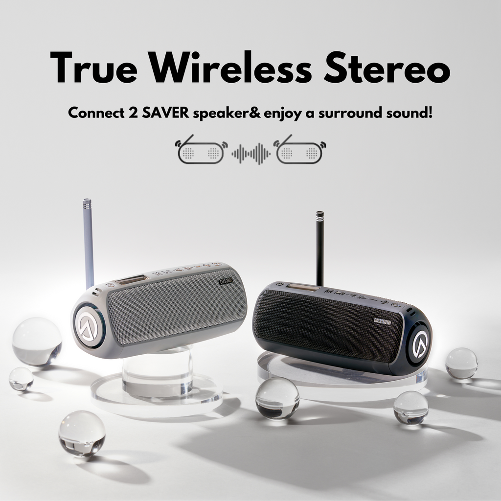 Saver Speaker w/ CO Detector & FM Radio