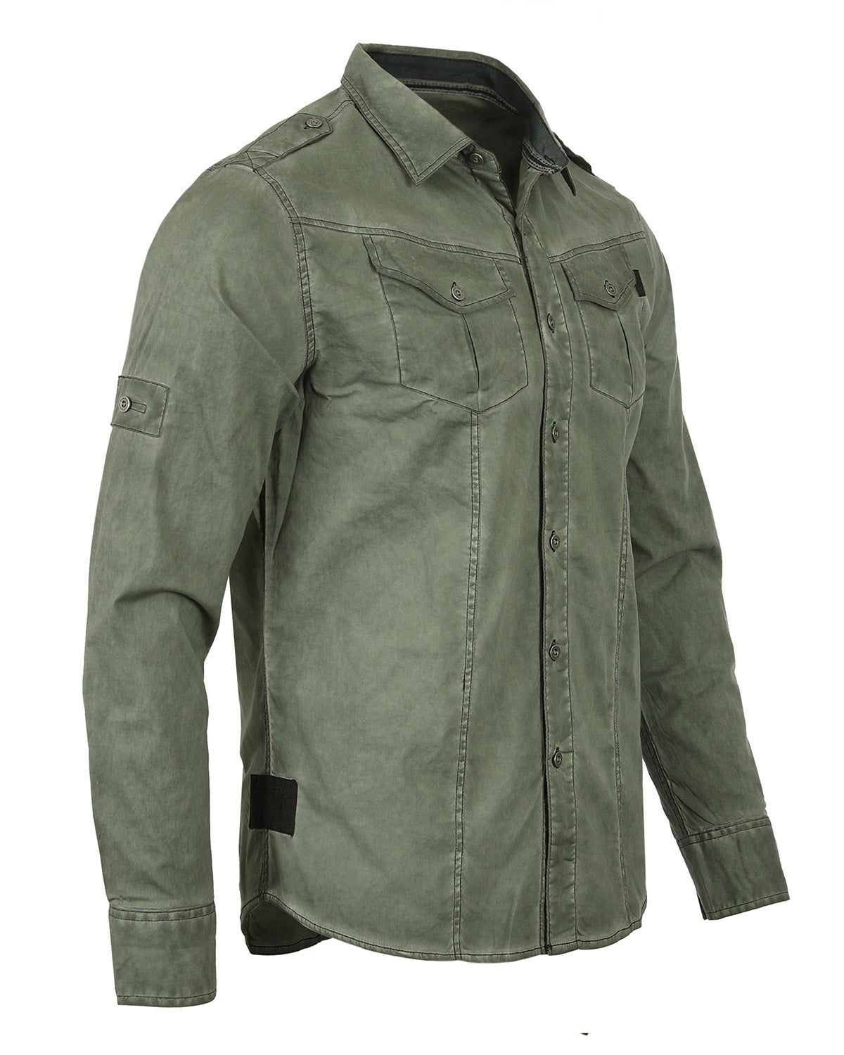 Vintage Wash Rugged Fashion Button Shirts