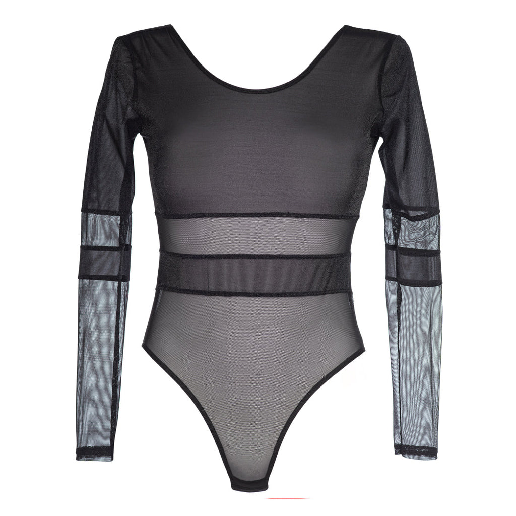 Axami Miami Vibe Sheer Shimmer Mesh Teddy
