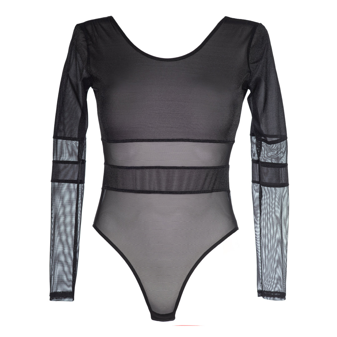 Axami Miami Vibe Sheer Shimmer Mesh Teddy